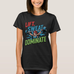 Camiseta Lift Sweat Dominate Female Barbell