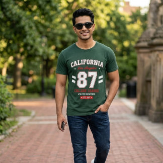 Camiseta Liga Atlética da Faculdade da Califórnia Verde Bra