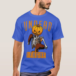 Camiseta Liga Boxer Boxer Halloween Pumpkin Skele