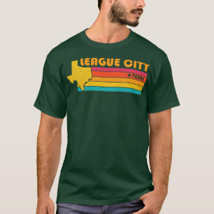 Camiseta Liga da Cidade do Texas Vintage - Souvenir Afetado
