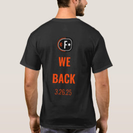 Camiseta Liga da Corrida de Combustível Mens Black Short Sl