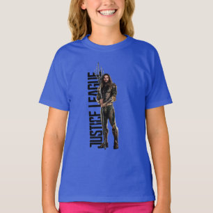 Camiseta Liga da Justiça Aquaman Em Battlefield