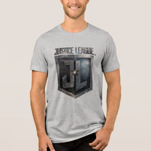 Camiseta Liga da Justiça  Blindagem metálica JL