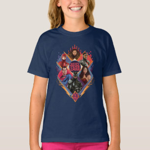 Camiseta Liga da Justiça Crachá Diamond Hatch Group