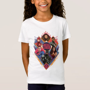 Camiseta Liga da Justiça  Crachá Diamond Hatch Group