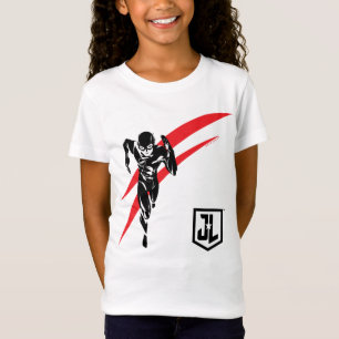 Camiseta Liga da Justiça Flash executando o Noir Pop Art