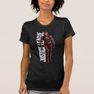 Camiseta Liga da Justiça Flash no campo de batalha