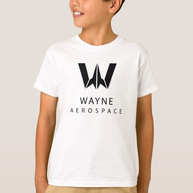 Camiseta Liga da Justiça | Logotipo aeroespacial Wayne (Frente)