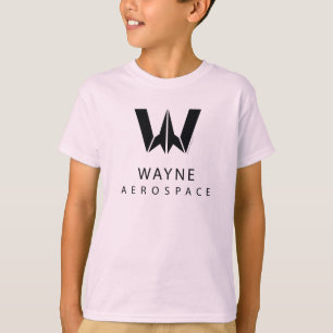 Camiseta Liga da Justiça  Logotipo aeroespacial Wayne