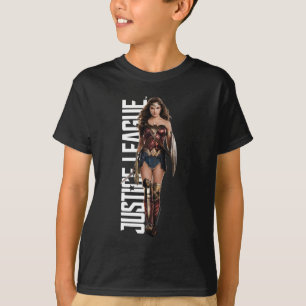 Camiseta Liga da Justiça  Mulher Maravilha No Campo De Bat