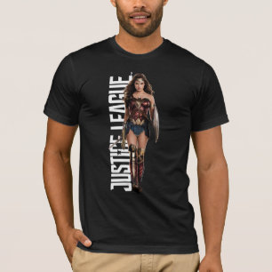 Camiseta Liga da Justiça Mulher Maravilha No Campo De Bat