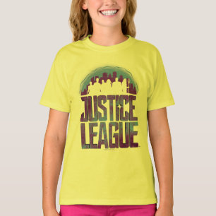 Camiseta Liga da Justiça Silhouette da Liga da Justiça