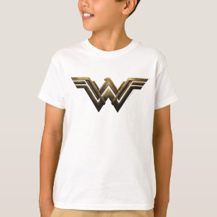Camiseta Liga da Justiça  Símbolo de Mulher Maravilha Met