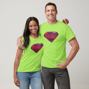 Camiseta Liga da Justiça  Símbolo Superman Pincel e Meio-