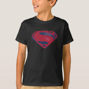 Camiseta Liga da Justiça Símbolo Superman Pincel e Meio-