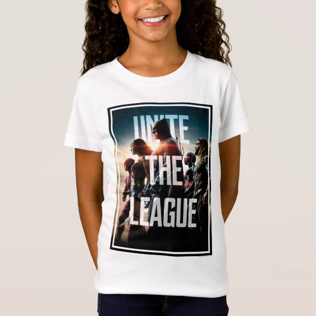 Camiseta Liga da Justiça | Unir A Liga (Frente)