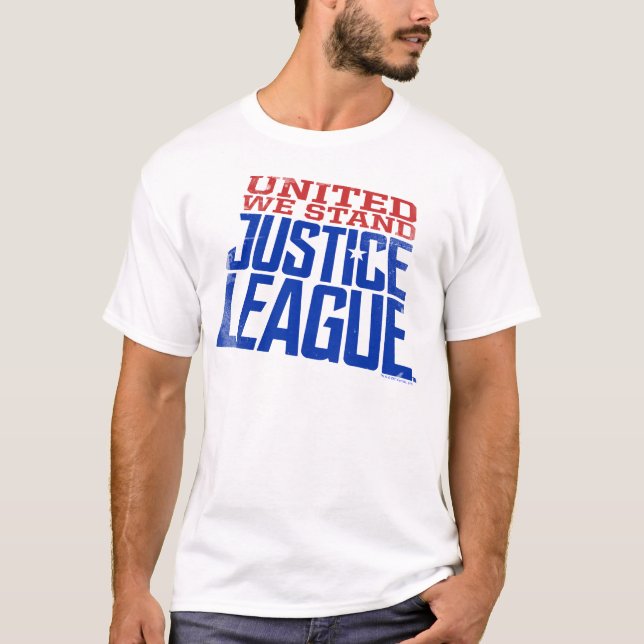 Camiseta Liga da Justiça | United We Stand Graphic (Frente)