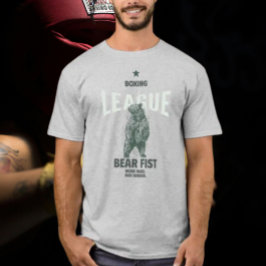 Camiseta Liga de Boxe Punho de Urso