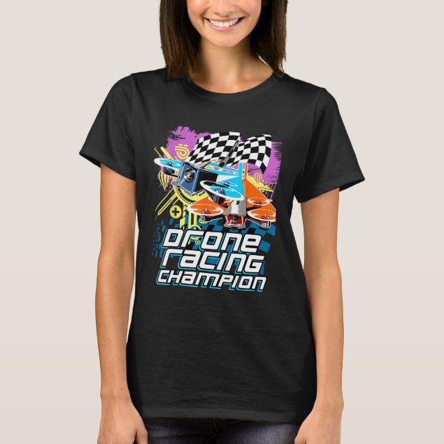 Camiseta Liga de Corridas de Drones (Frente)