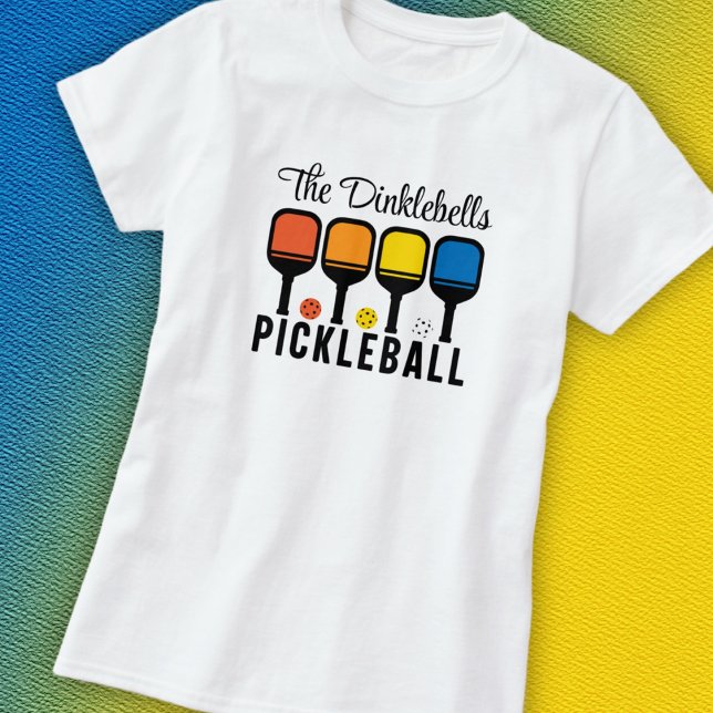 Camiseta Liga de Equipe de Pickleball (Criador carregado)