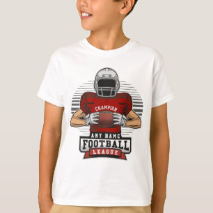 Camiseta Liga de Futebol Personalizada Jogador Equipe Campe