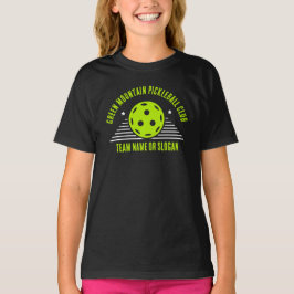 Camiseta Liga do clube de nomes do Pickleball Personalizado