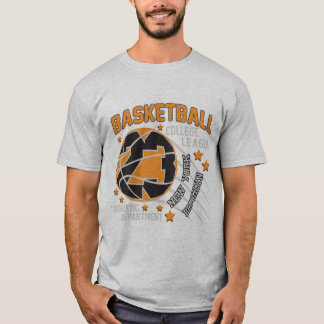 Camiseta Liga do Colégio de Basquete Nova Iorque Brooklyn
