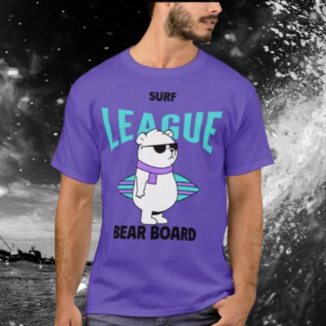 Camiseta Liga do Surf do Urso (Criador carregado)