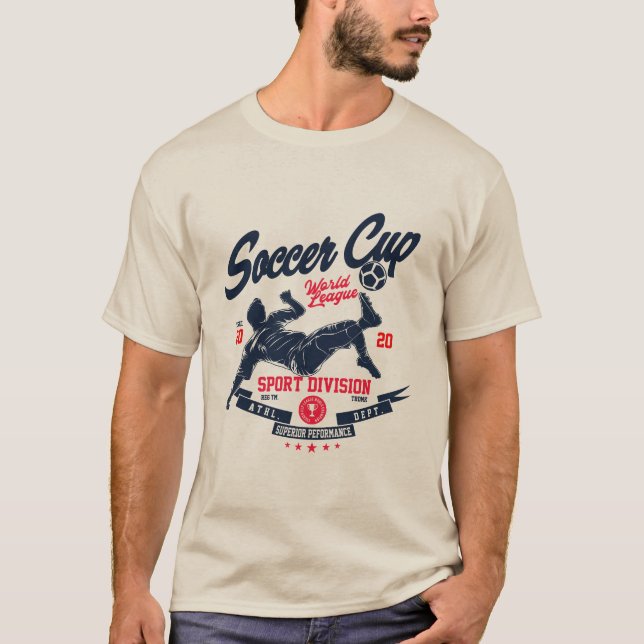 Camiseta Liga Mundial de Futebol (Frente)