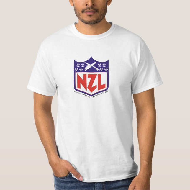 Camiseta Liga nacional do zombi (Frente)