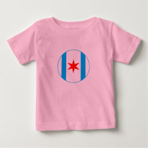 Camiseta Ligação em ponte clássica do jérsei do bebê d