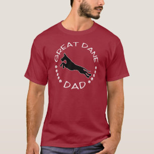 Camiseta Ligação em ponte do pai de great dane