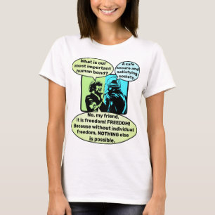 Camiseta Ligação humana (luz)