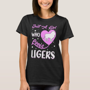 Camiseta Ligadura de forma de coração apenas uma garota que