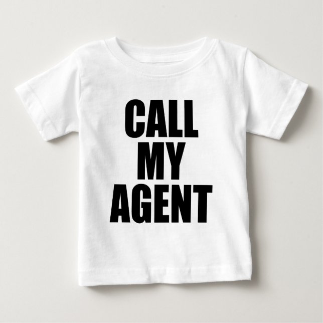 Camiseta ligar para o meu agente (Frente)