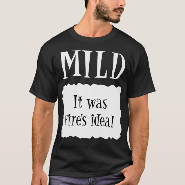 Camiseta Ligeiro - Roupa de Taco de Halloween de Hot Packet (Frente)