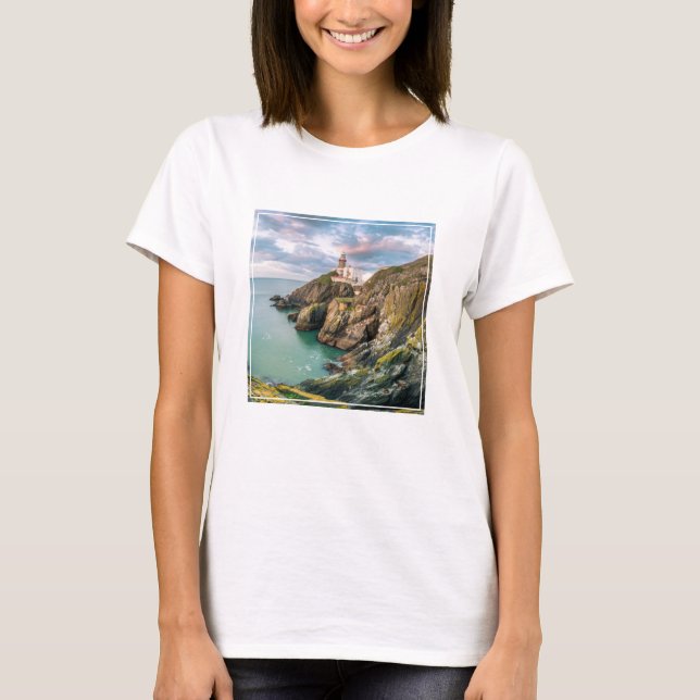 Camiseta Lighthouses | Baily Lighthouse Dublin, Ireland (Frente)