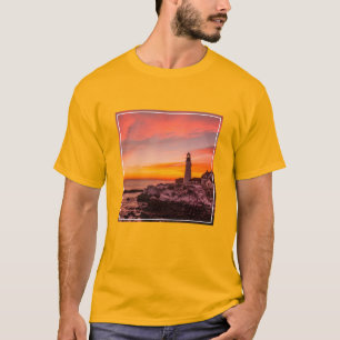 Camiseta Lighthouses    Portland Head Cape Elizabeth Maine