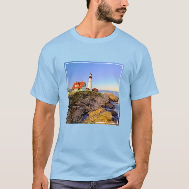 Camiseta Lighthouses | Rockport Lighthouse Maine (Frente)