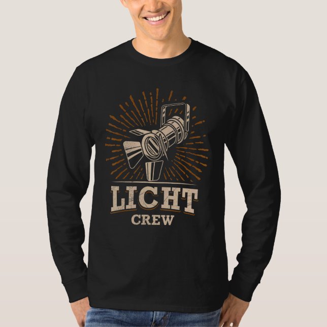 Camiseta Lighting Crew German Lightshow Palco Lighting Acc (Frente)