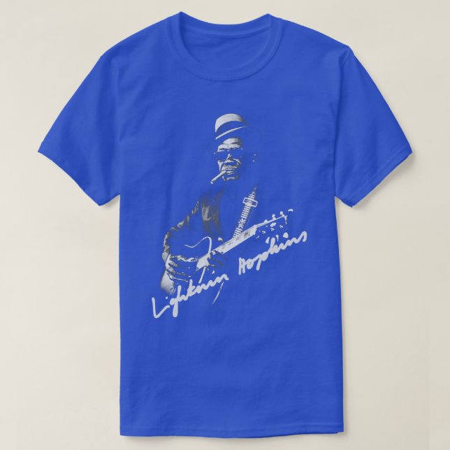 Camiseta Lightnin Hopkins (Frente do Design)