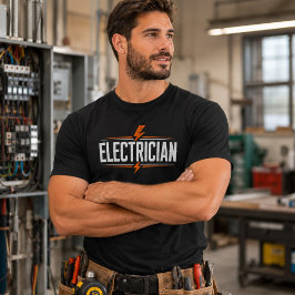 Camiseta Lightning Bolt T-Shirt Vida de Eletricist