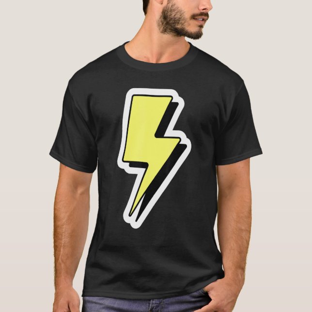 Camiseta Lightning Strike Thunder Storm Bol Relâmpago (Frente)