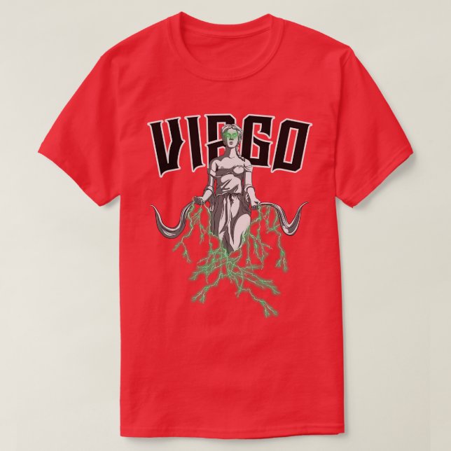 Camiseta Lightning Virgo green (Frente do Design)