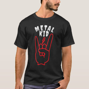 Camiseta LightRock Hand Metal Sign Rock Music Me Sobreviveu