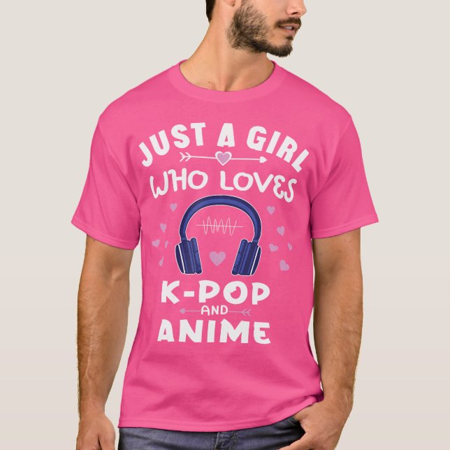 Camiseta Lightsticks K-Pop Fashion Para Ventiladores Do K-D (Frente)