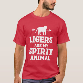 Camiseta Ligres São a Família do Meu Espírito Animal