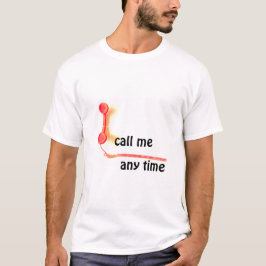 CAMISETA LIGUE-ME A QUALQUER MOMENTO