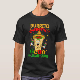 Camiseta Ligue para Juan Cinco de Mayo Burrito Emer Gency