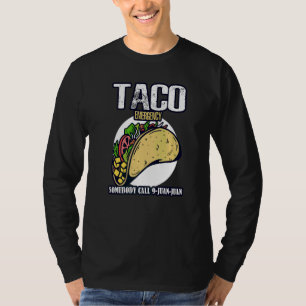 Camiseta Ligue para Juan Juan Juan Mexico Taco Emergency Ci